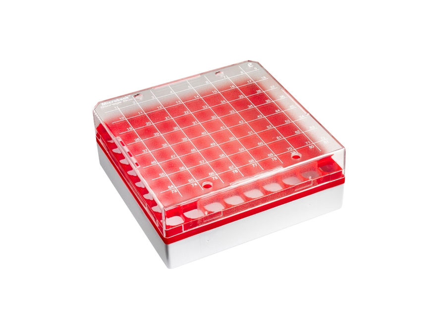 Microbank Freezer Storage Box Red PL.169R-1