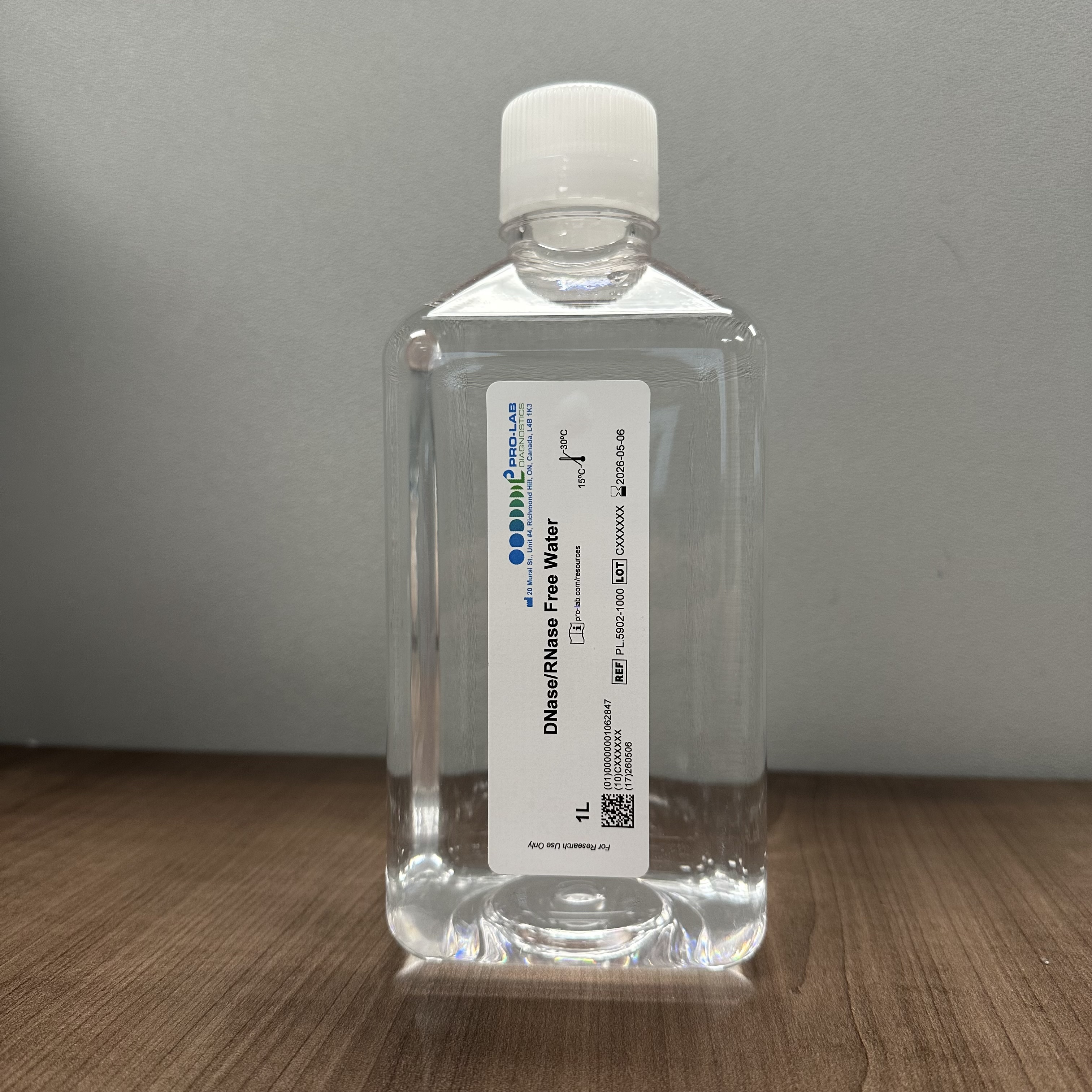 DNase/RNase Free Water 1 L bottle, PL.5901 — Pro-Lab Diagnostics