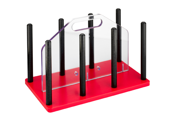 ProRax Color-Coded Petri Dish Rack PL.R08-006R